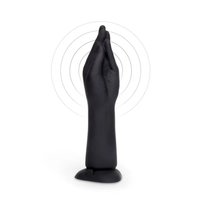 10.5″ Vibrating Silicone Fisting Dildo with Suction Base