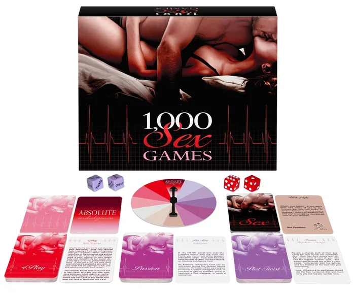 1000 Sex Games Erotic Board Game for Passionate Foreplay Fun