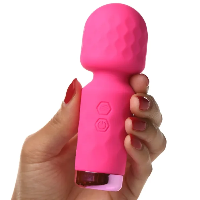 10X Mini Silicone Wand – Pink