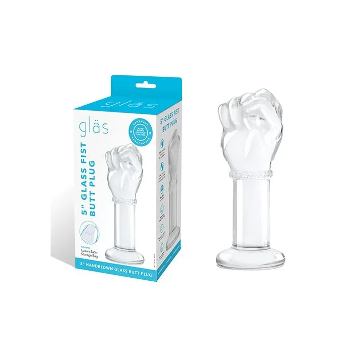 5″ Fist Glass Butt Plug – Embrace the Extreme