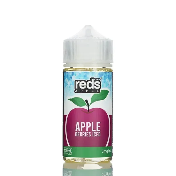 7 Daze – Reds Apple ICED eJuice Berries – 100ml