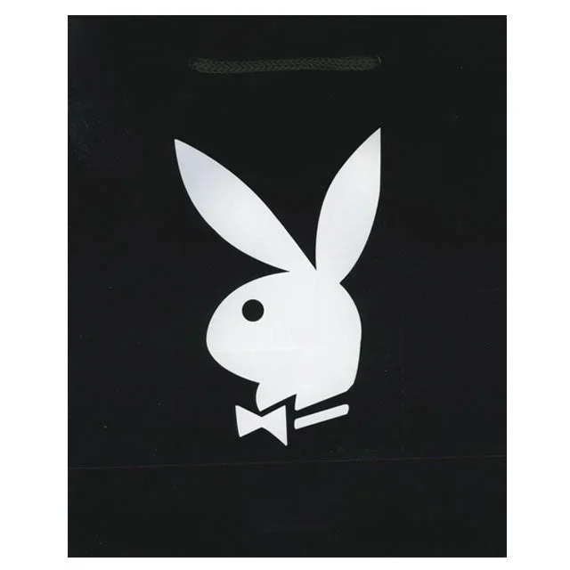 ‘–Gb:Playboy 10X13 Black Bag