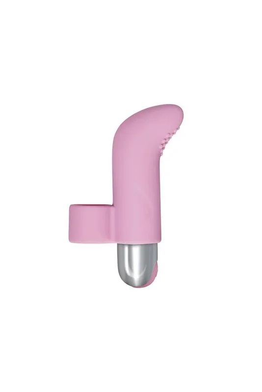 Adam & Eve – Rechargeable Finger Vibe – Pink/Silver