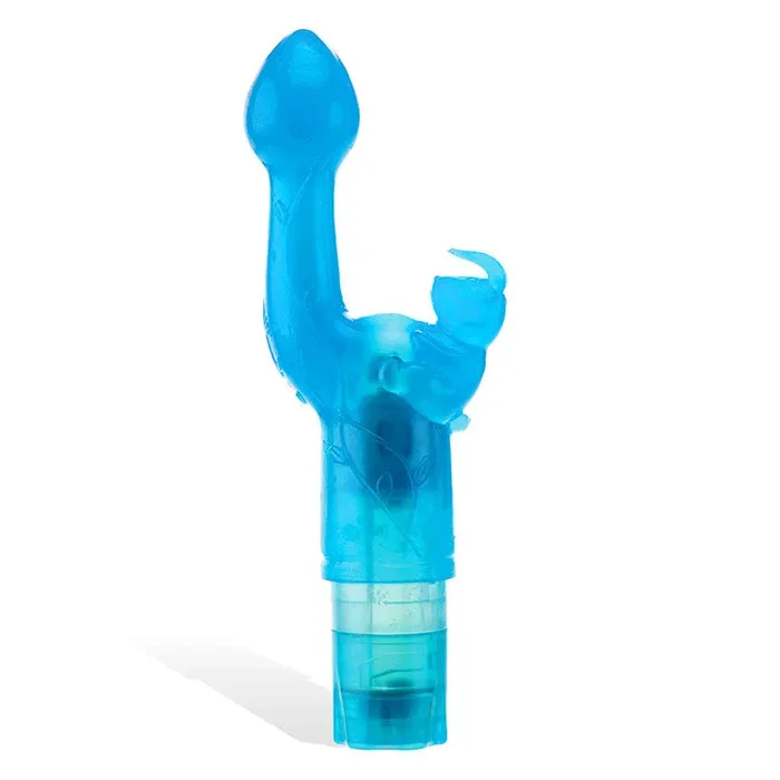 Adam & Eve BUNNY KISS – Blue 17.8 cm Rabbit Vibrator