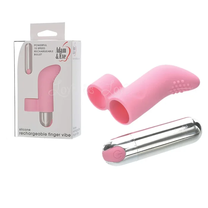 Adam & Eve Silicone Rechargeable Finger Vibe