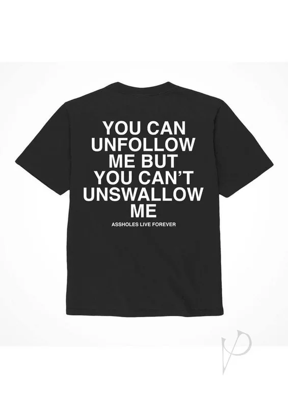 Alf Unfollow Me Tshirt Xxl Black
