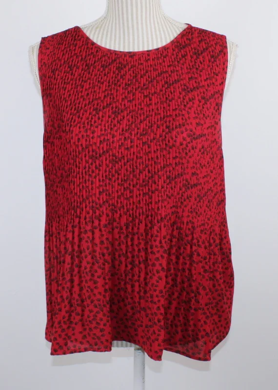 ALFRED SUNG PLEATED BLOUSE LADIES MEDIUM PRE-LOVED