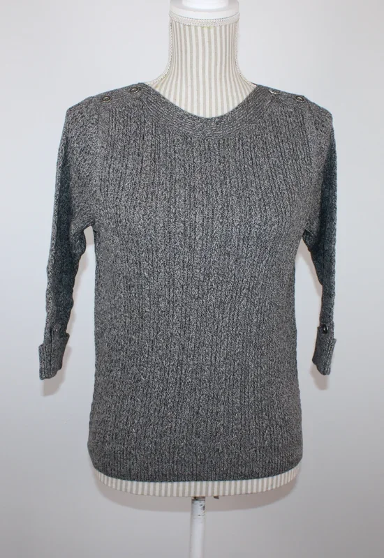 ALIA GREY SWEATER SMALL PETITE PRE-LOVED