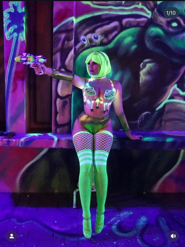 Alien Super Girl Styled For you