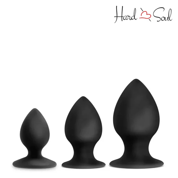 Anal Adventures Platinum Stout Anal Plug Kit