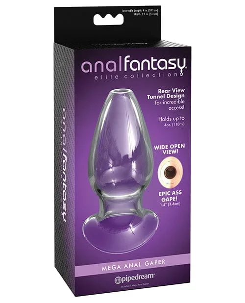 Anal Fantasy Elite Mega Anal Glass Gaper – Clear