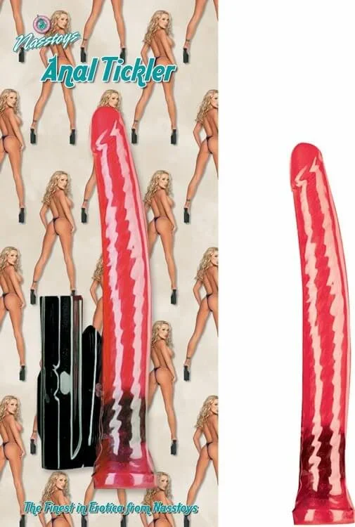 Anal Tickler Pink Jelly Vibrator by Nasstoys