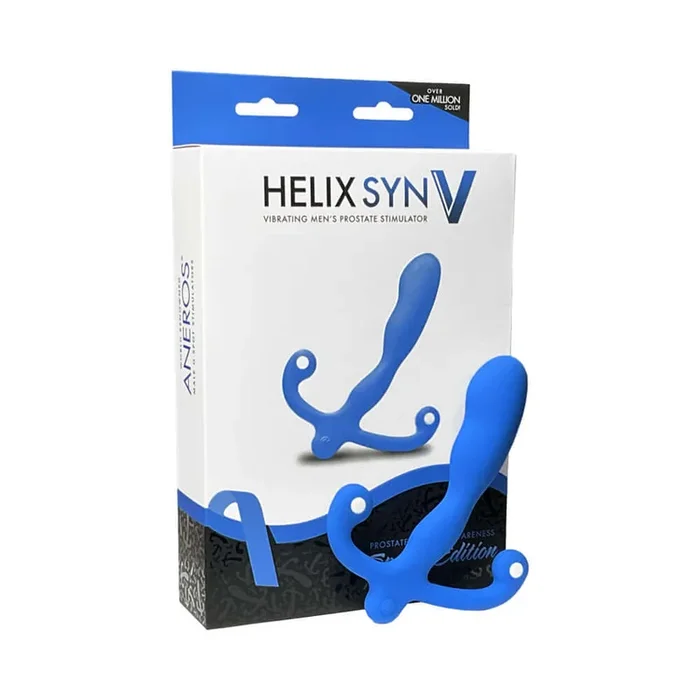 Aneros Helix Syn V Vibrating Prostate Stimulator Blue