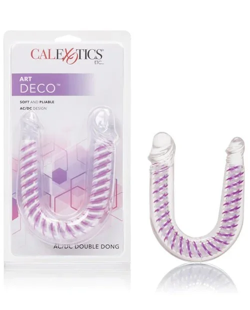 Art Deco AC/DC Double Dong – Clear