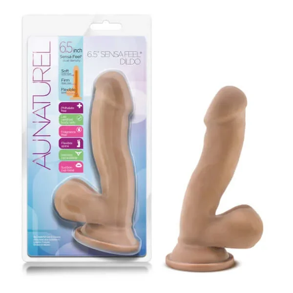 Au Naturel 6.5 inches Sensa Feel Dildo