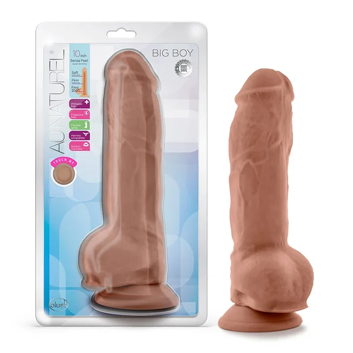 Au Naturel Big Boy 10 Dildo Mocha “