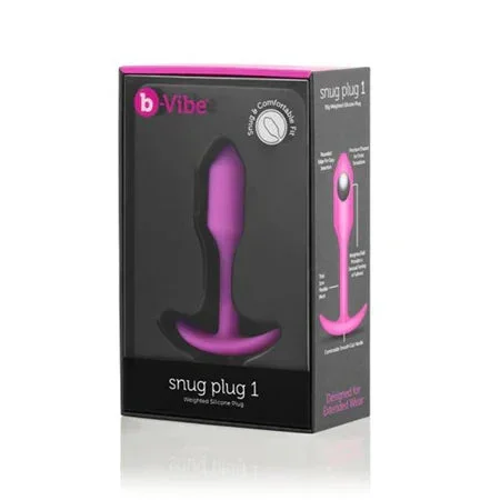 b-Vibe Weighted Snug Plug 1 – 55 g Fuchsia