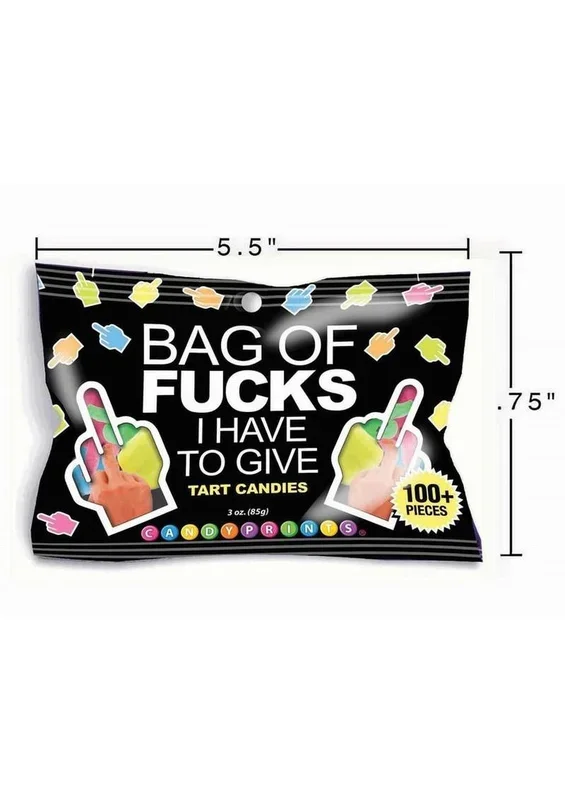 Bag Of Fucks I Have to Give Candy 3oz – Assorted Flavors