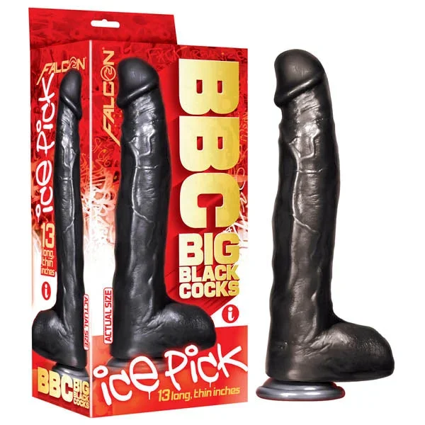 BBC (Big Black Cocks) – Ice Pick – Black 33 cm (13”) Dong