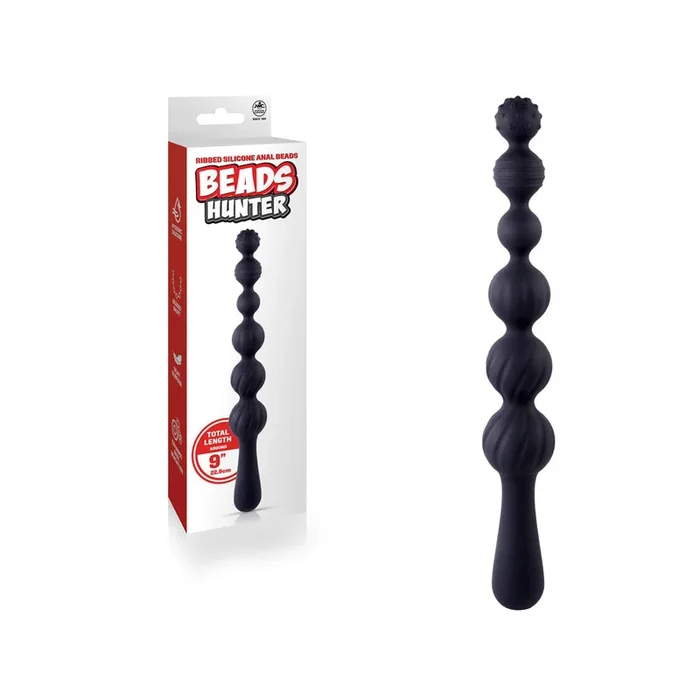 Beads Hunter – Black – Black 22.9 cm Anal Beads
