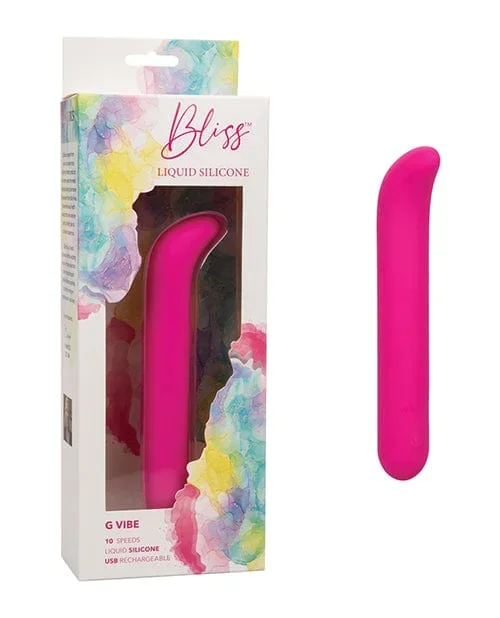 Bliss Liquid Silicone G Vibe – Pink