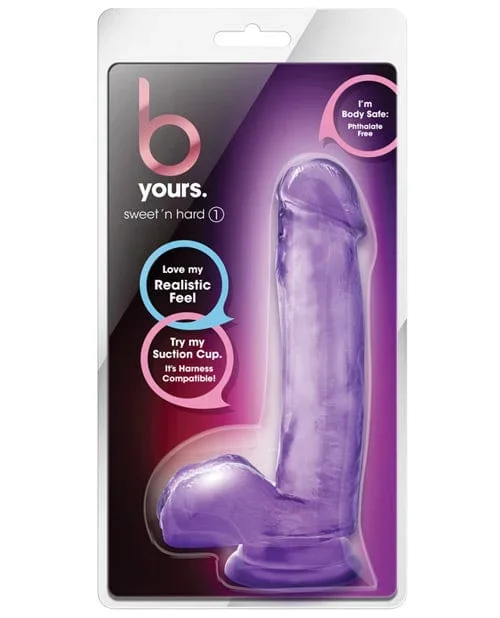 Blush B Yours Sweet N Hard 1 with Suction Cup – Purple