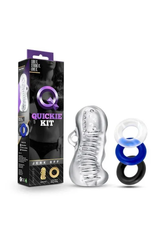 Blush Novelties – Quickie Kit – Jerk Off – Clear