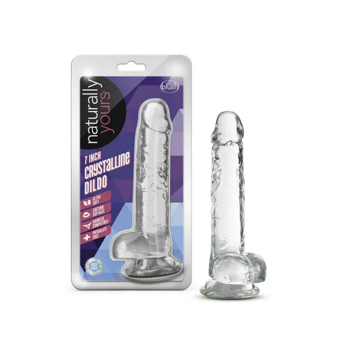 Blush Novelties Naturally Yours 7-Inch Diamond Crystalline Dildo – Realistic Pleasure Guaranteed