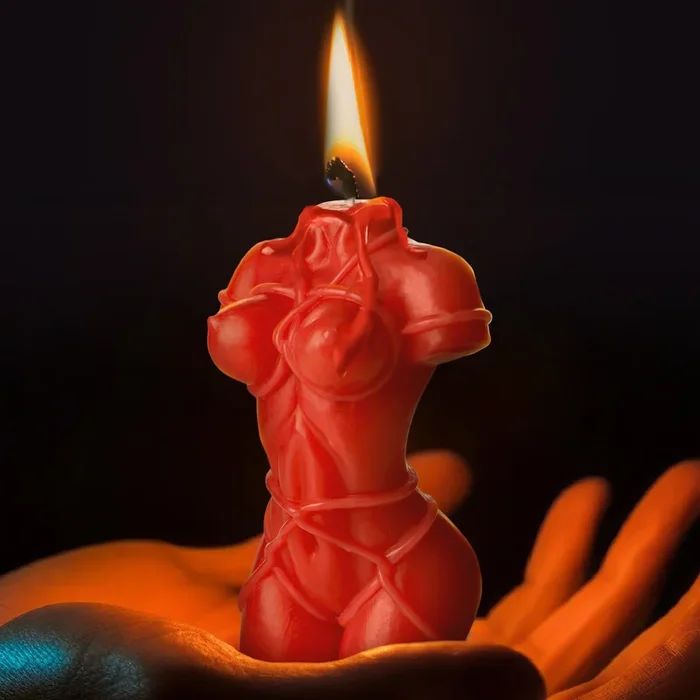 Bound Goddess Drip Candle – Red