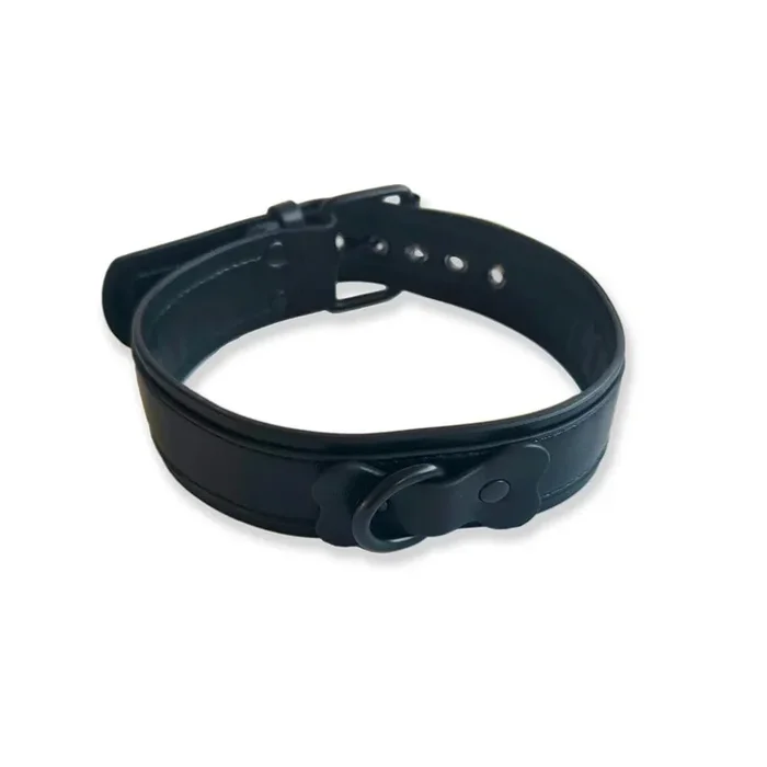 Brutus Vegan Puppy Collar Black