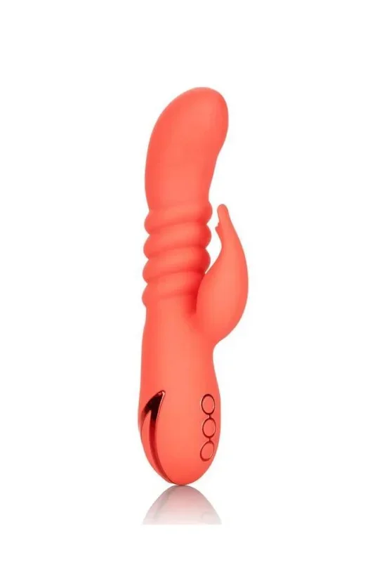 Cal Exotics – California Dreaming – Orange County Cutie Thrusting Vibrator – Orange