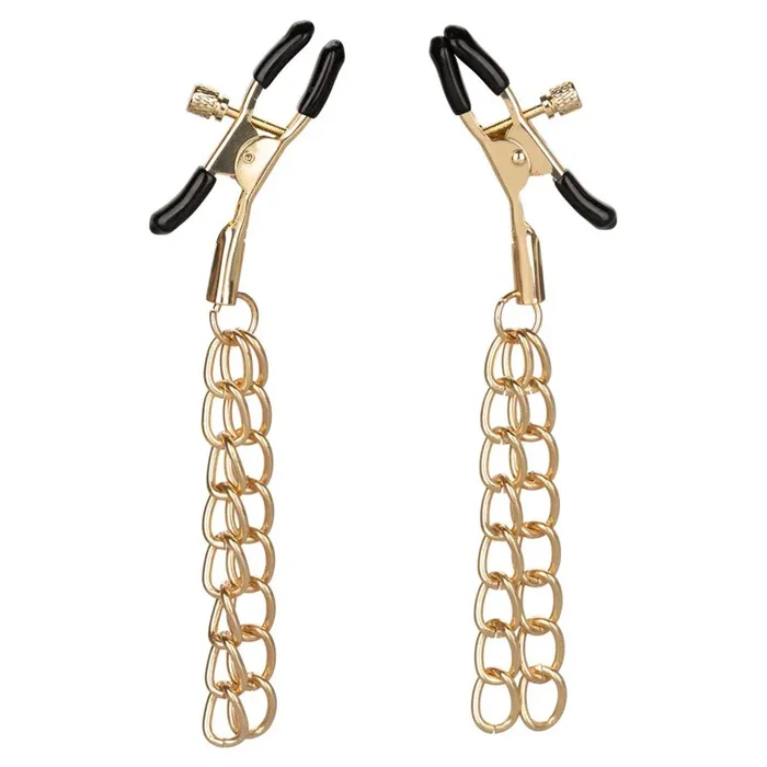 CalExotics Ride em Premium Denim Collection Nipple Clamps