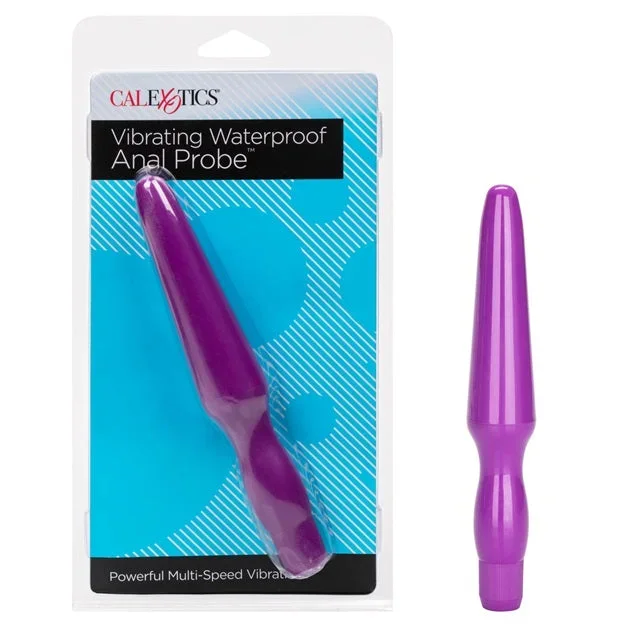 CalExotics Vibrating Waterproof Anal Probe – Purple