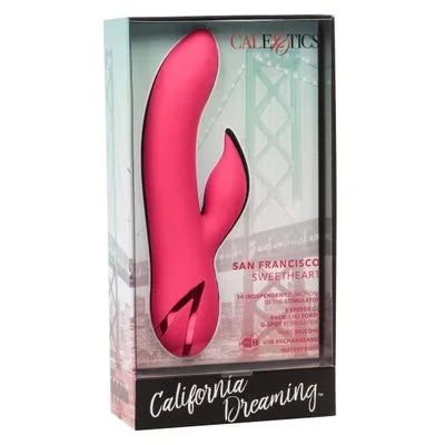 California Dreaming San Francisco Sweetheart Pink Silicone Vibrator