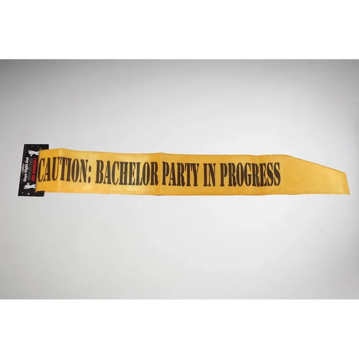Caution: Bachelor Party in Progress Sash