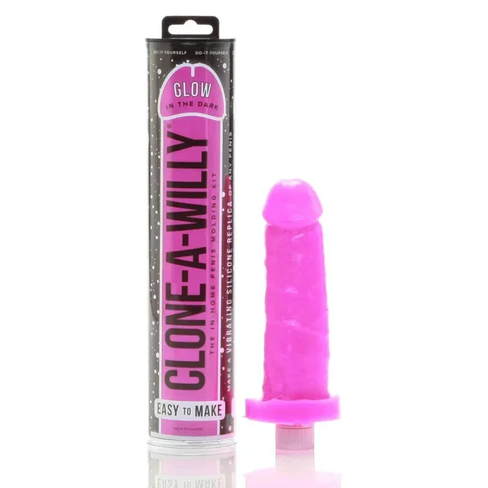 Clone-a-Willy Glow-in-the-Dark Kit – Pink