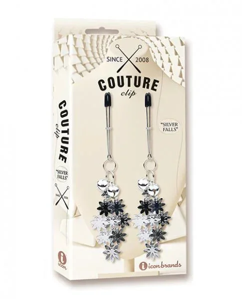 Couture Clips Luxury Nipple Clamps – Silver Falls