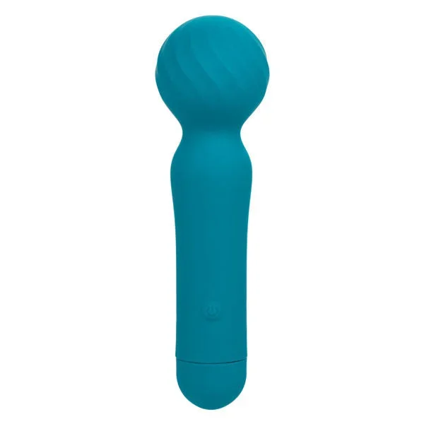 Couture Collection Rumble Wand Blue Flexible Electric Massager