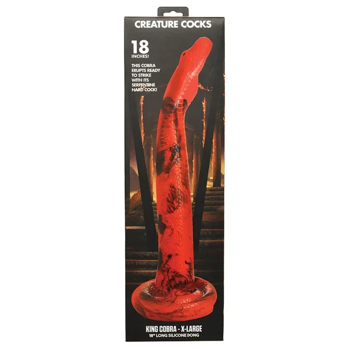 Creature Cocks King Cobra X-Large 18″ Long Silicone Dong