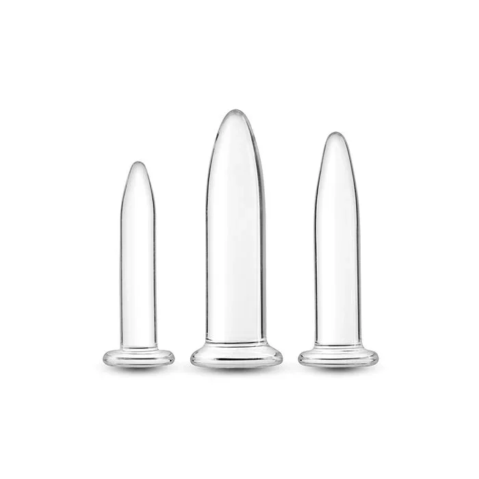 Crystal Anal Trainer Kit – Glass Butt Plugs