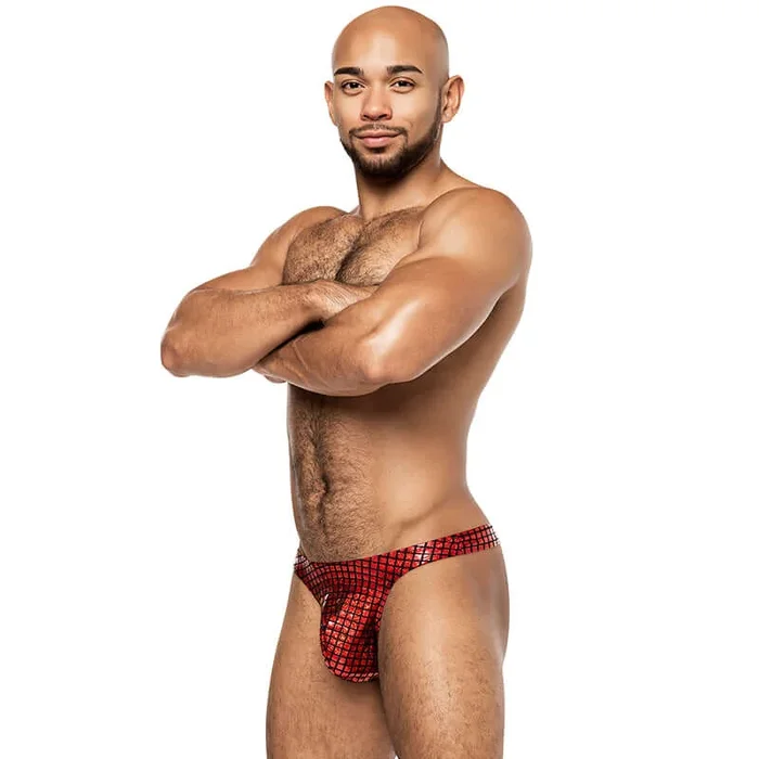 Disco Desire Bong Thong Briefs L/XL in Red: A Fusion of Style and Comfort for Men