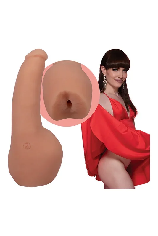 Doc Johnson – Signature Cock with Penetrable Ass – Transgirls Natalie Mars – Beige