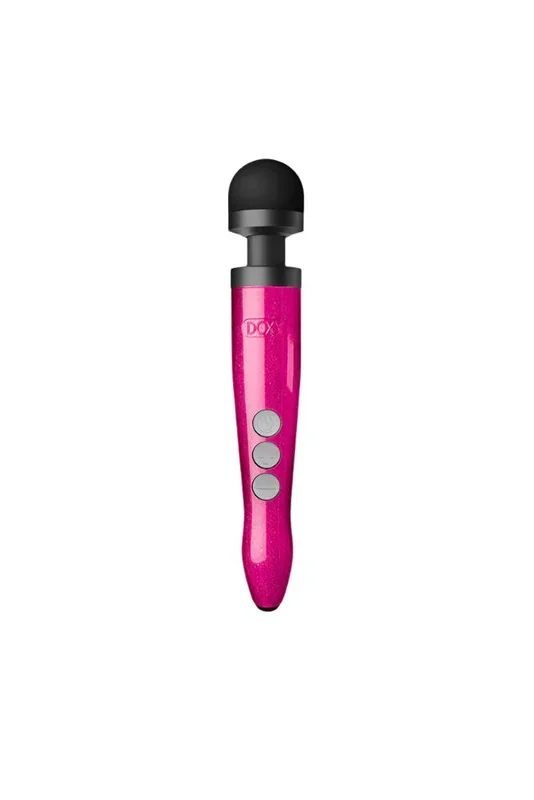 Doxy – Die Cast 3R Rechargeable Wand Vibrator – Hot Pink