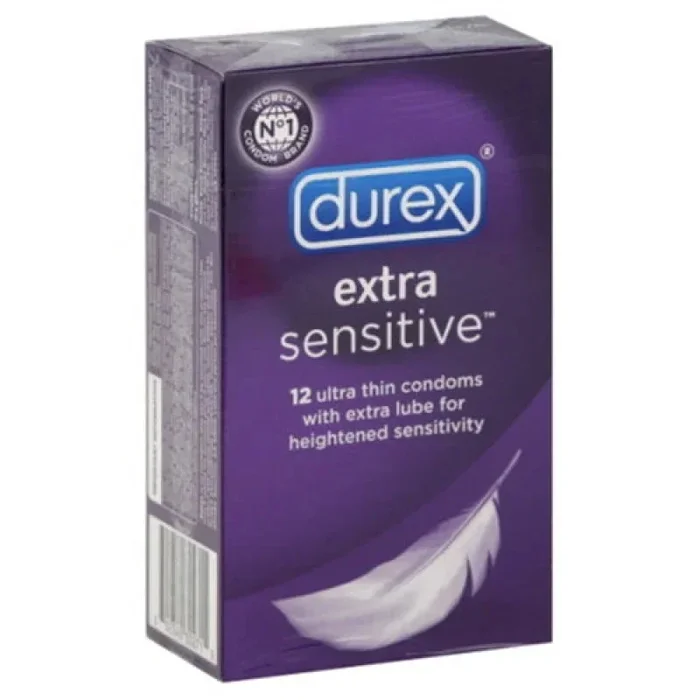 Durex Extra Sensitive Condoms Lubricated – 12 Pack