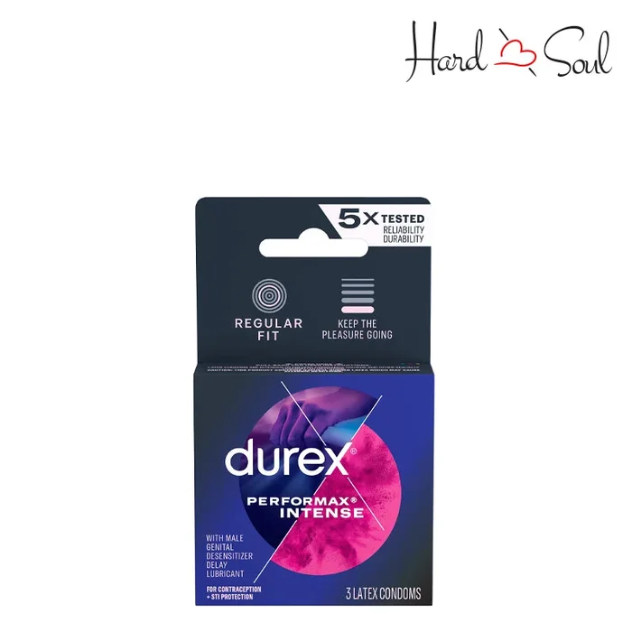 Durex Performax Intense Latex Condoms 3 Count