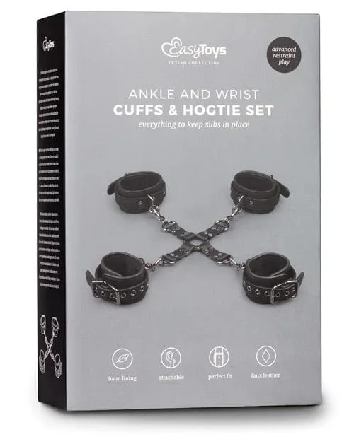Easy Toys Hogtie with Hand & Anklecuffs – Black