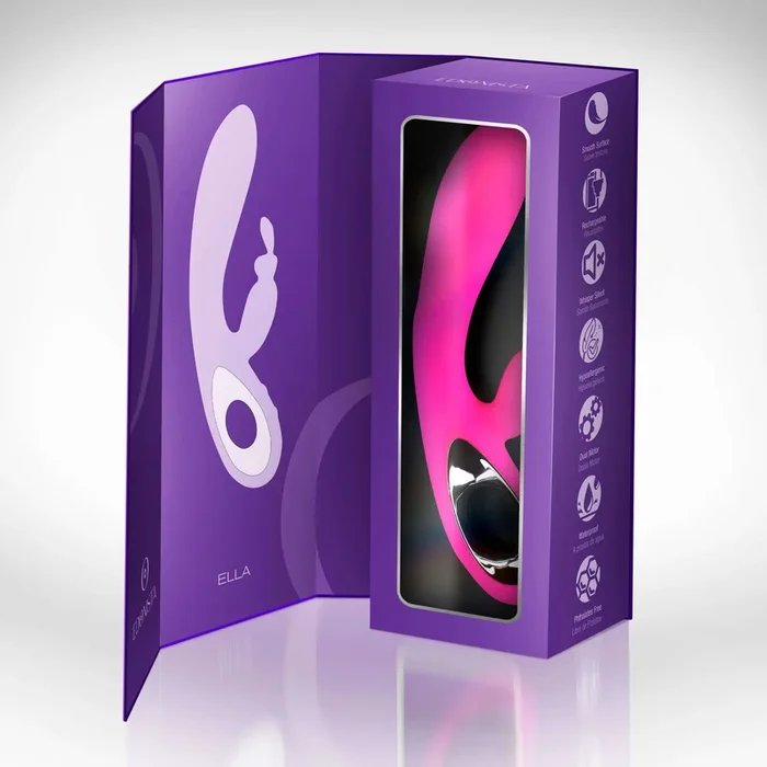 Edonista Ella: Rabbit Vibrator (Fuchsia)
