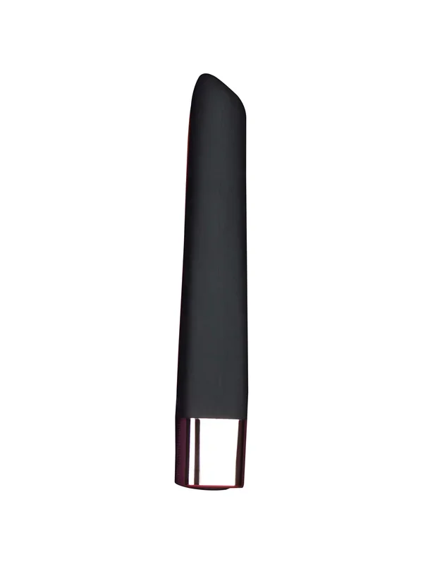 Edonista Quinn: Elegant 10-Mode Silicone Bullet Vibrator – Black