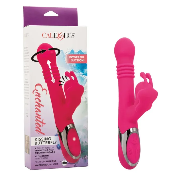 Enchanted Kissing Butterfly Vibrator Pink