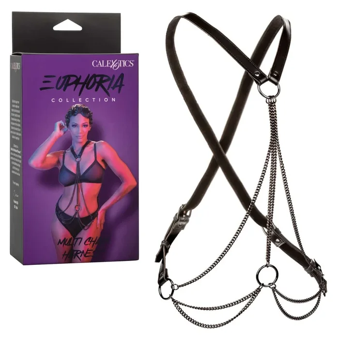Euphoria Collection Multi Chain Harness – Adjustable Cross Back Design